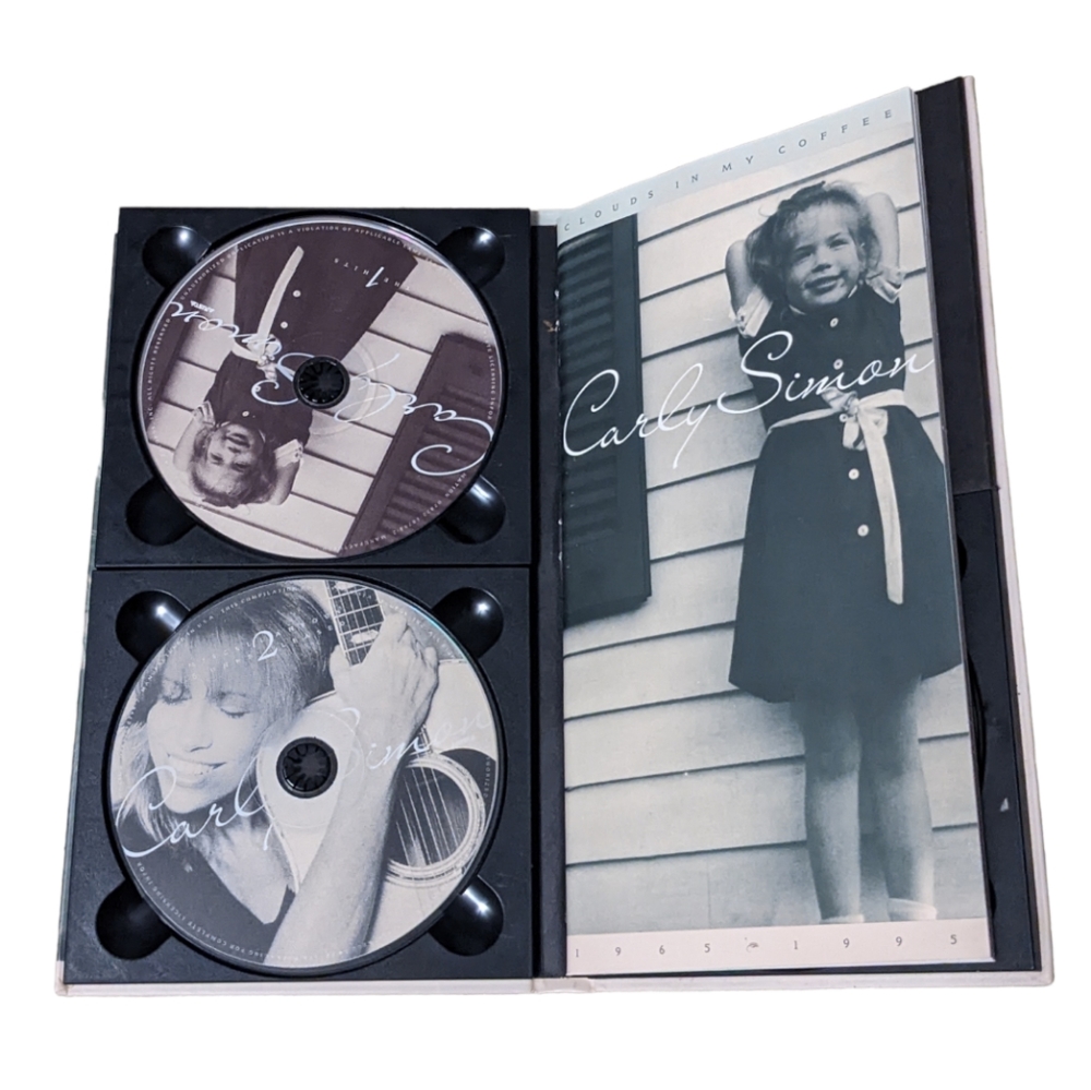 💥☎️ LAST CALL Carly Simon Clouds In My Coffee 1965-1995 3 Compact Disc Set
